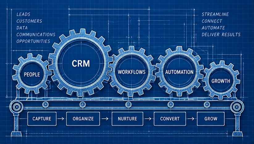 CRM, workflow and business automation blueprint