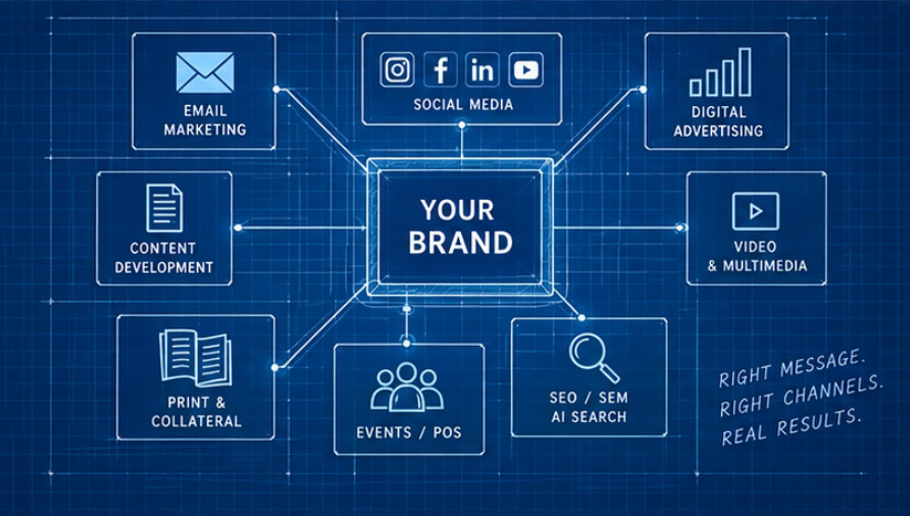 Digital and traditional marketing blueprint